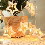 Photo lights, 1 meter, 10 leds, star design